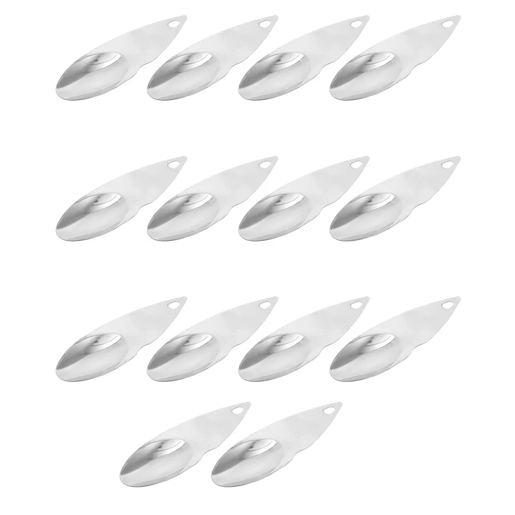 

14pcs Cutter Spoons Stainless Steel Kiwi Peelers Portable Kiwi Slicers Fruit Flesh Digging Tools Ergonomic Handle Kitchen
