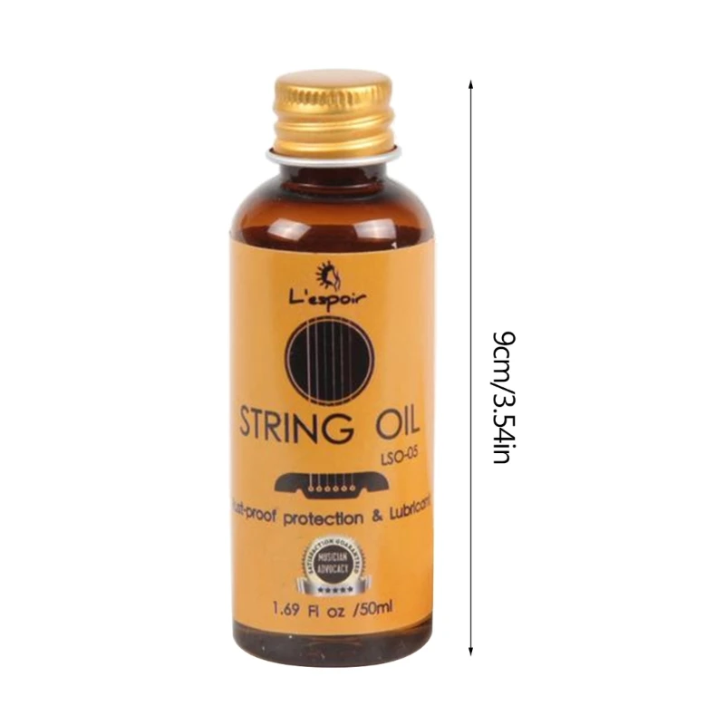 50ml String Oil Guitar Rosy Fingerboard Nursing Oil Rust-proof Fingerboard Lemon Oil Guitarra Accessories for Strings