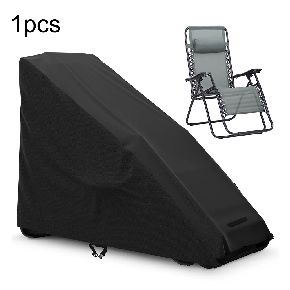 Waterproof For Zero Chair Cover for Folding Patio Lawn Chairs Dustproof UV Protection 58Lx26Wx44H with Storage Bag