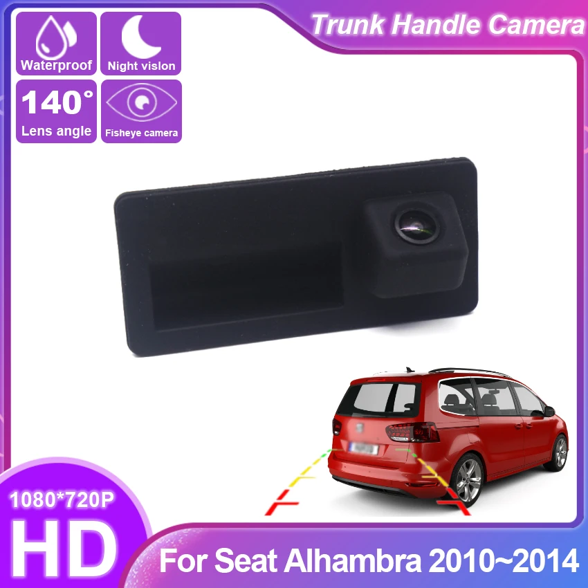 

Car Trunk Handle Camera Rear View Camera Full HD CCD Night Vision high quality For SEAT Alhambra 2010 2011 2012 2013 2014