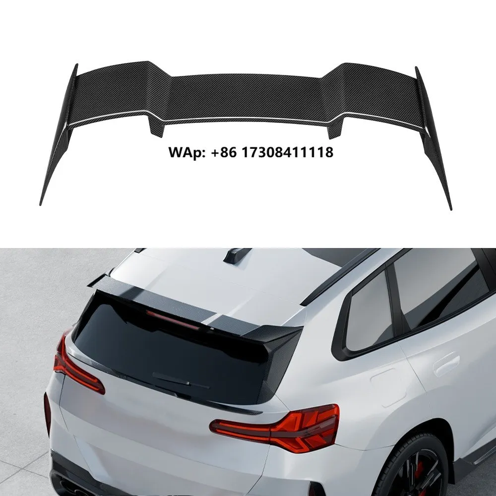 

SOOQOO for X3 G45 Prepreg Carbon Fiber Car Roof Spoiler Rear Roof Wing Spoiler G45