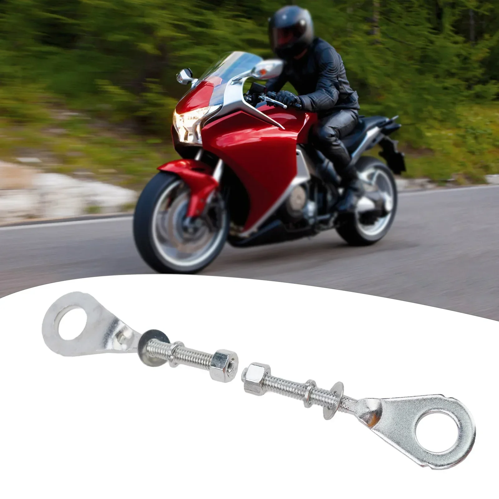 2X Chain Adjuster with Locking Nuts Axle Chain Adjuster For Honda For QA50 For Z50 For Z50R For CT70 For SL70 For XR50 XR70 XR80