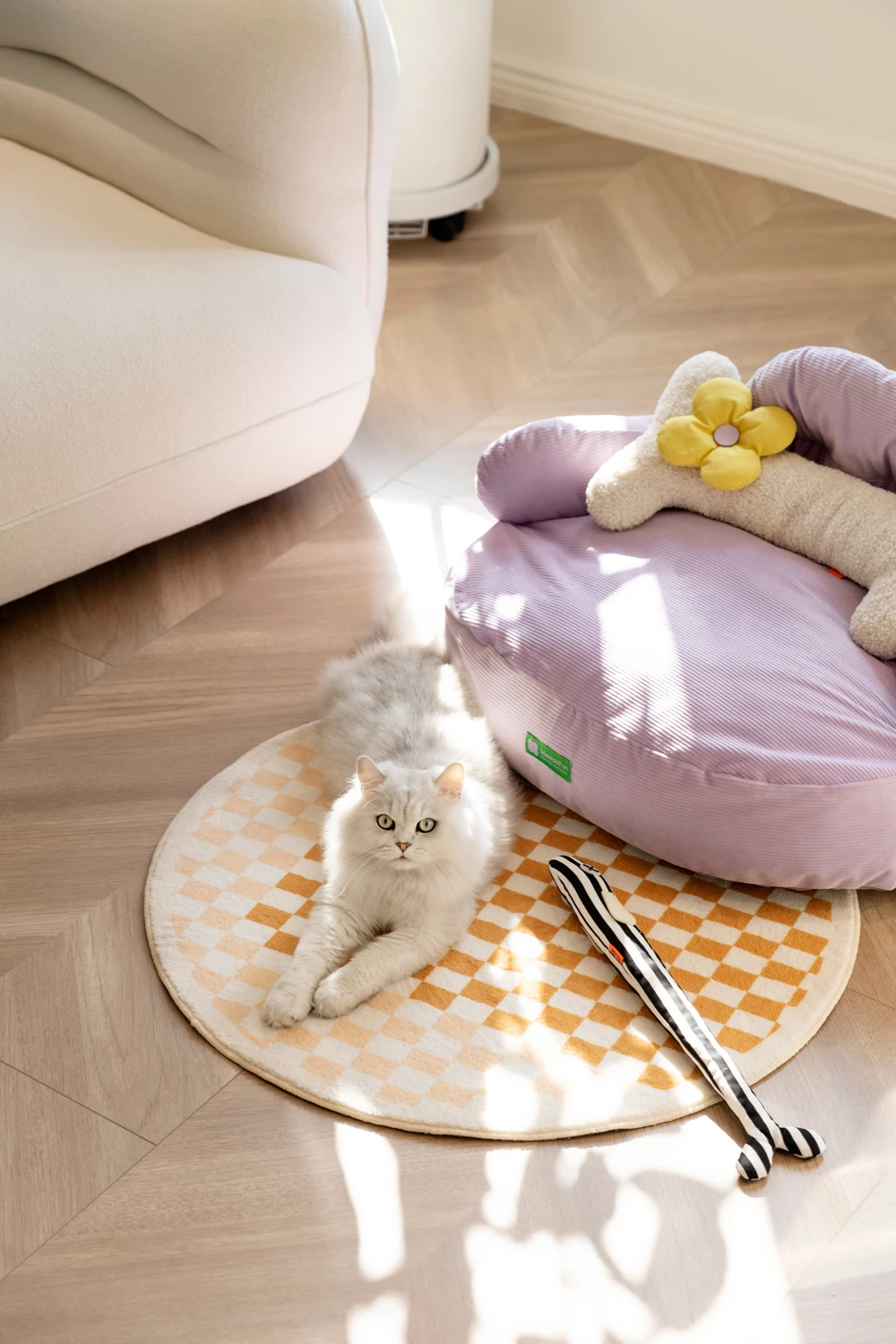 Mewoofun-Versatile Pet Bed, Cat Sofa and Dog House, Removable Washable Cover, Suitable for All Seasons, Perfect Mats