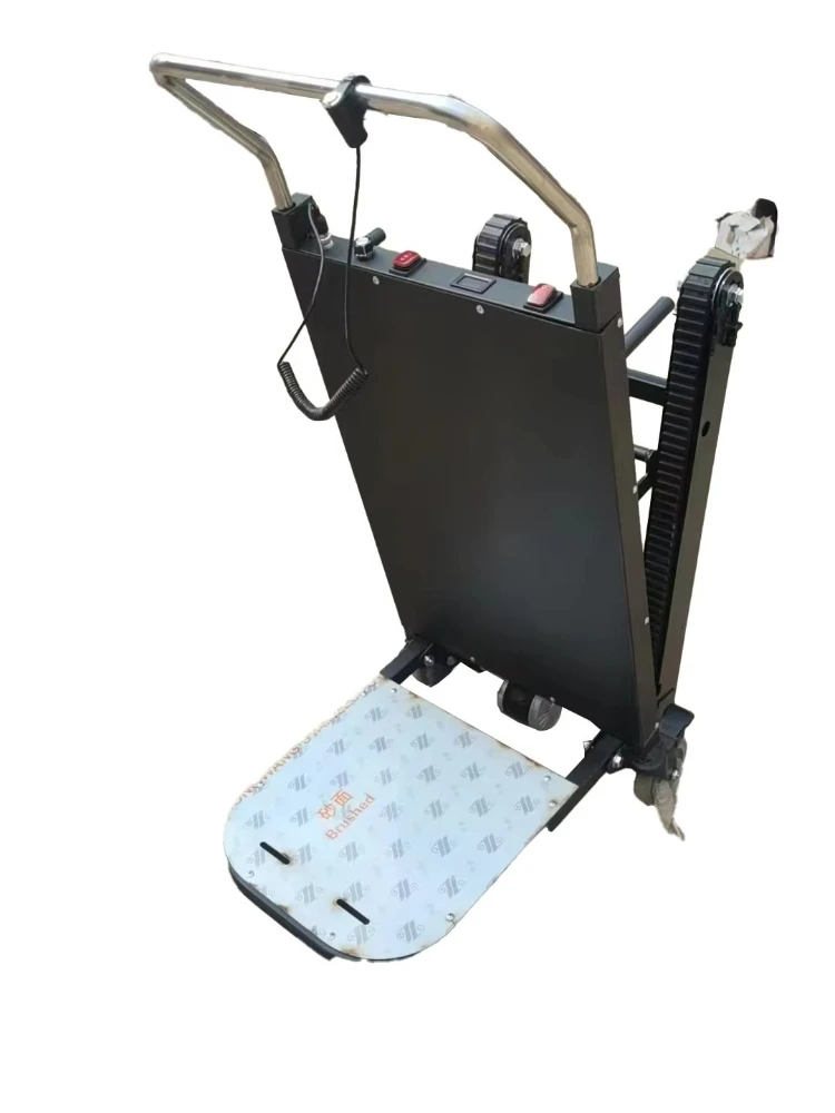 Stair Climber Hand Truck for Material Handling Portable Hand Trolley Climbing Stairs Battery Electric Climbing Cargo