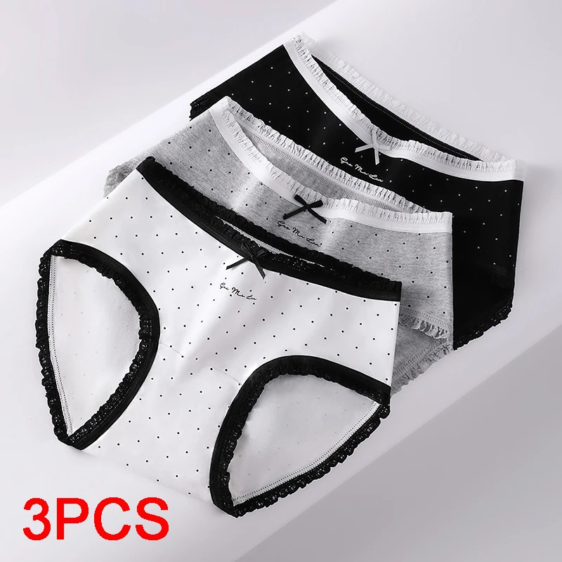 3Pcs Fashion Seamless Panties for Women Underwear Lady Sports Women's Panties Set Breathable Women's Cotton Briefs Sexy