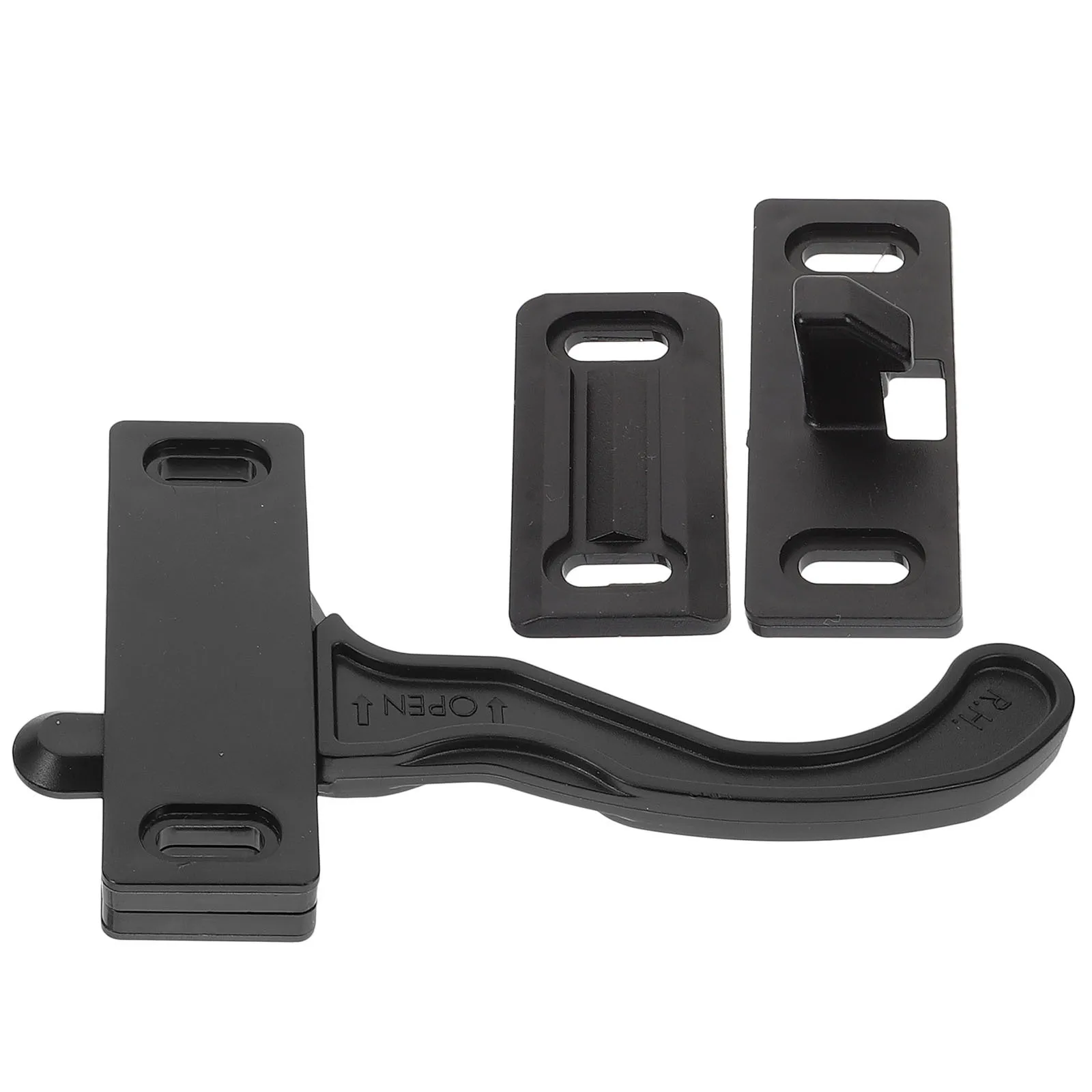 Rv Door Latch Kit Robust Design Rust Proof Material Secure Closure Easy Mounting for Screen Door Camper Trailer Grip Handle