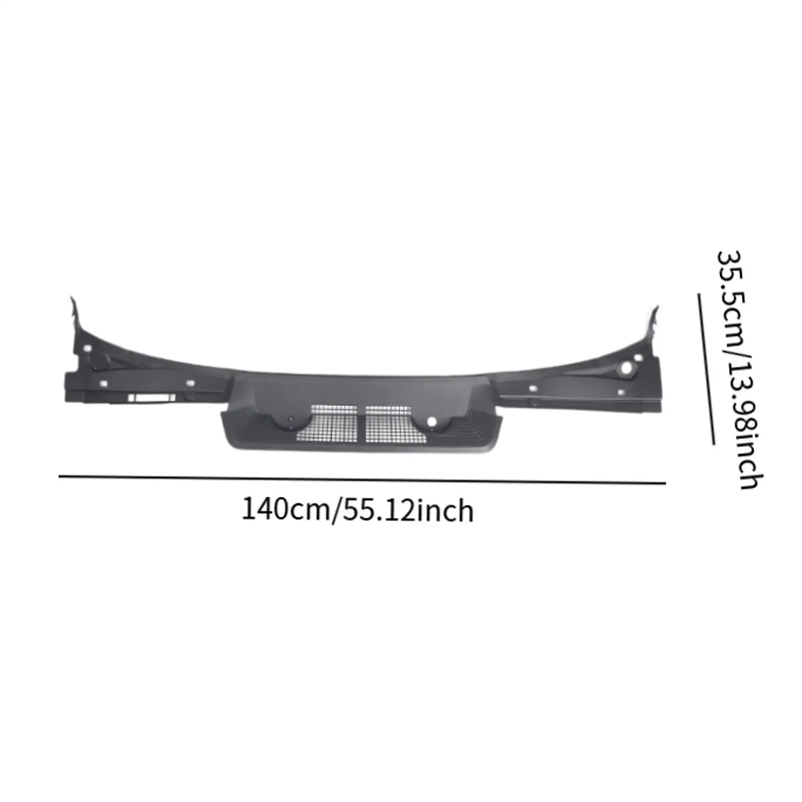 Wiper Cowl Grille 51711977677 Sturdy Professional Windshield Window Cowl Cover Parts Replace for BMW 3 Series E36 1990-2000