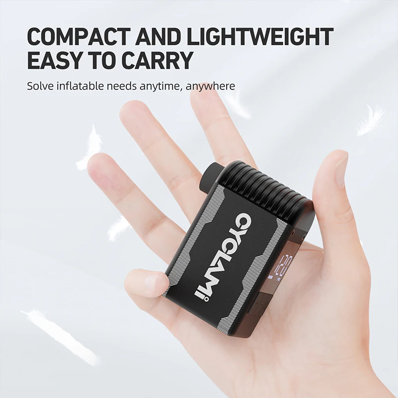 مضخة هواء كهربائية محمولة للدراجات الهوائية CYCLAMI بقوة 120 رطل لكل بوصة مربعة، صمام Schrader Presta، ضاغط سريع صغير للدراجة، إطار Schrader Presta A2S #4