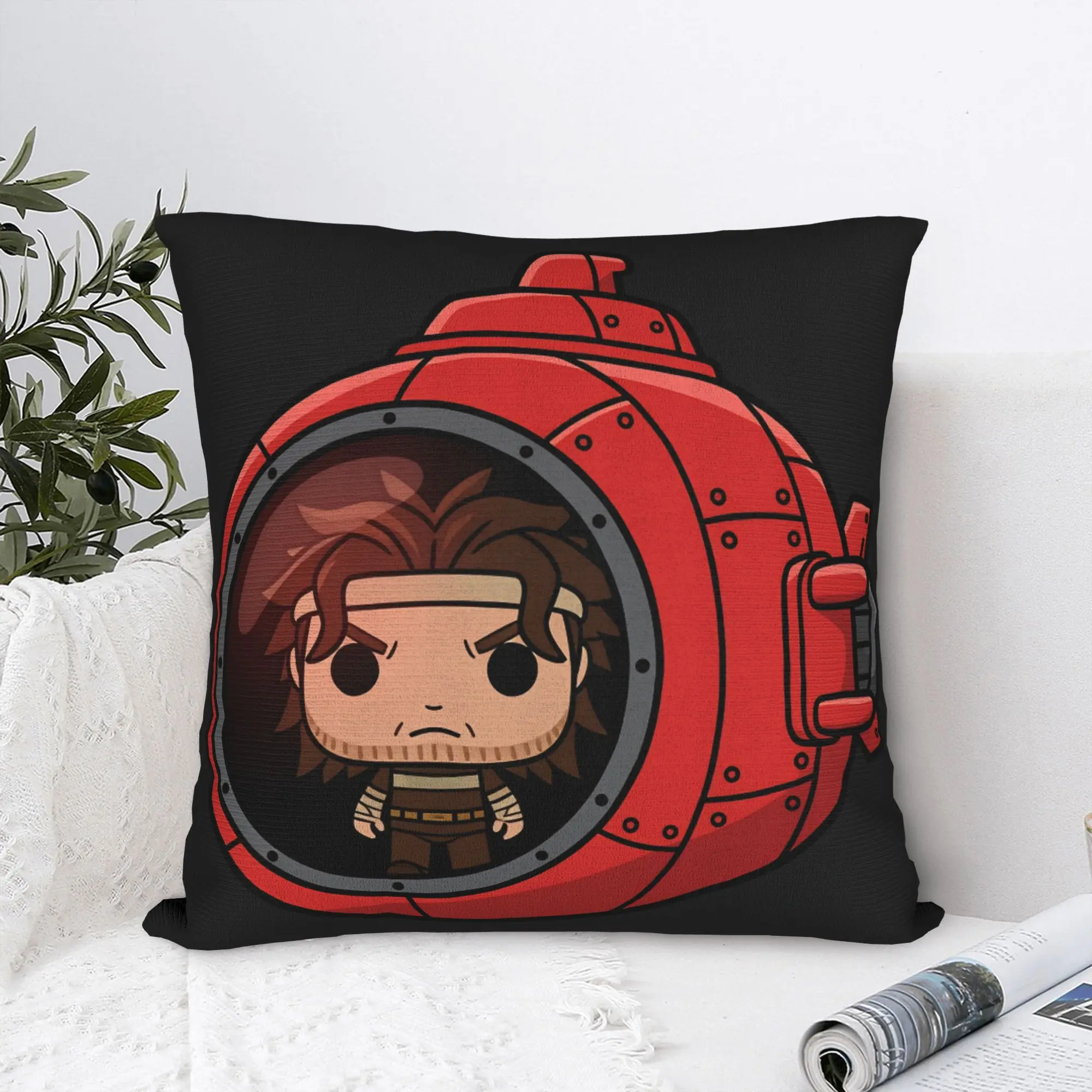 

Наволочка для подушки в стиле хоррор-игр Iron Lung, модная ретро-наволочка для дивана, автомобиля, домашнего декора