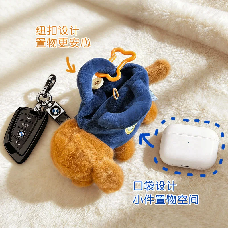 Portamonete a Forma di Cucciolo Adorabile, Leggero e Portatile, Borsa per Chiavi e Auricolari, Regalo per Ragazze