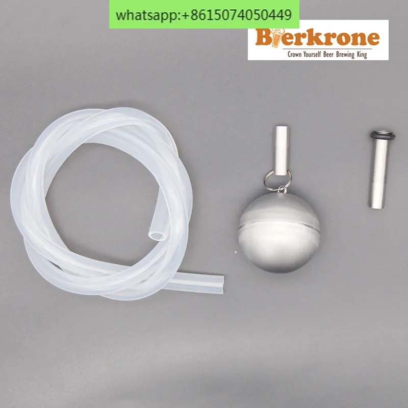 Craft beer filtration and floating ball kit for removing impurities from floating balls containing 80cm hoses