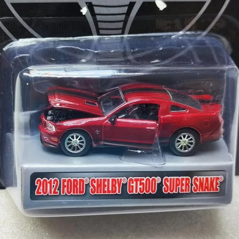 

GreenLight 1:64 2012 FORD SHELBY GT500 SUPER SNAKE Alloy simulation micro car model collection decoration car toy gift