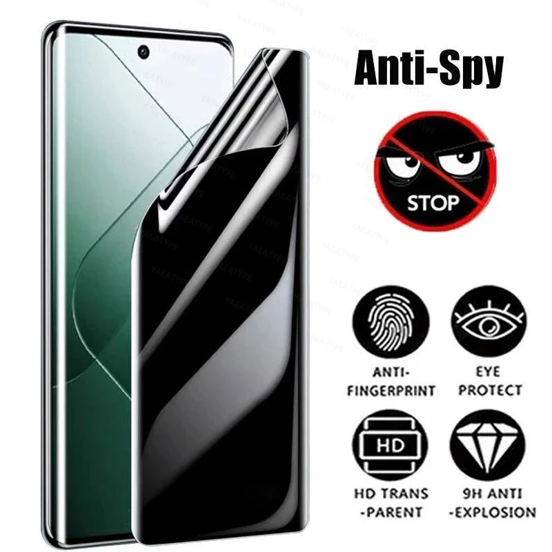 Privacy Hydrogel Film For ZTE Axon 10 Pro 5G Screen Protector For ZTE Blade V10 A7 Helio P60 Vita Voyage 10 5G