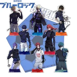 Fashion Anime Blue Lock Acrylic Stand Model Plate Chigiri Hyouma Isagi Yoichi Bachira Meguru Football Player Standee Board 15cm