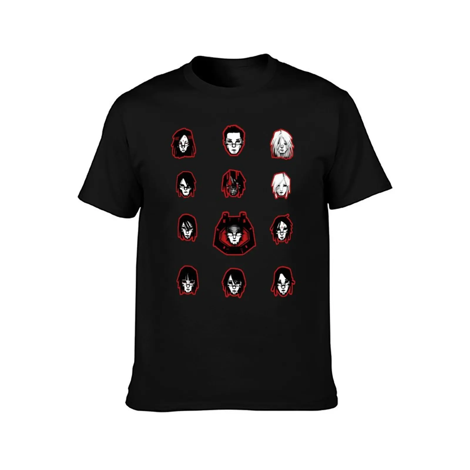 Signalis Character Portraits Men T Shirt cotton t shirt pack