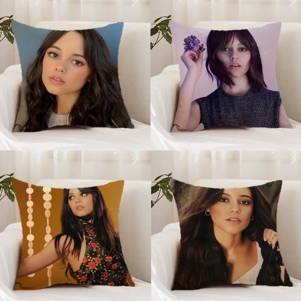 

Чехол для подушки Jenna O-Ortega, комфортный двусторонний чехол для подушки премиум-класса — дизайн двойного назначения для дома и автомобиля