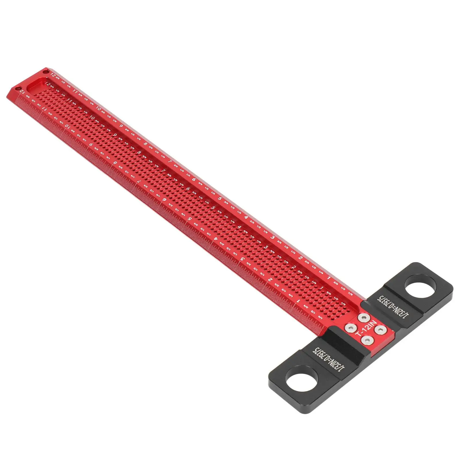 Aluminum Alloy Hole Marking Ruler T Shape Scriber Gauge Precise Tool for woodworking Projects Durable and Wear Resistant