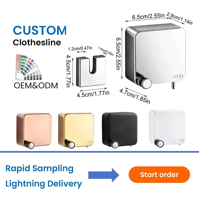 Retractable Wall Clothesline  Extendable Laundry Cord Wire Roof Clothesline Laundry Rope Hanger Clothesline of Apartment Clothes