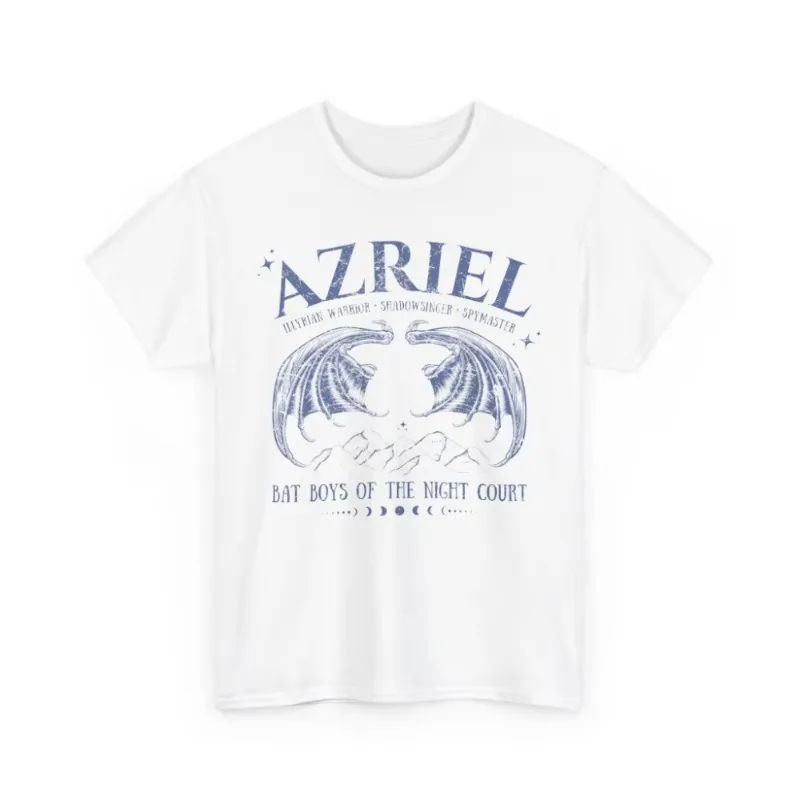 ACOTAR Inspired Azriel T-Shirt Bat Boys Shadowsinger Night Court A Court of Thorns and Roses Shirt Graphic Men Women All-Season