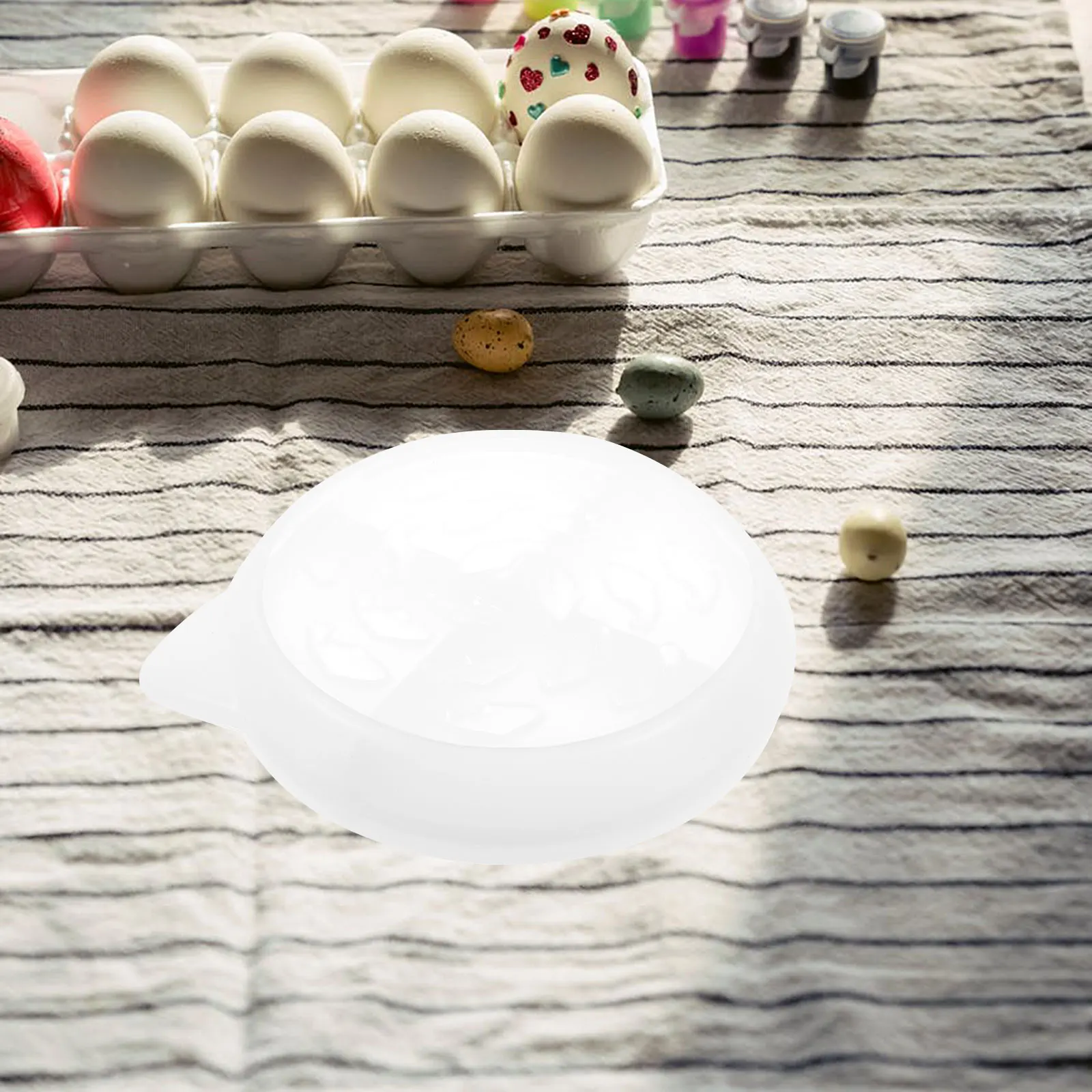 

Silicone Pet Bowl Mold Reusable Crystal Drip Mould Flexible Transparent Easy Clean Jewelry Accessories Pet Dish Mould Cat Dog