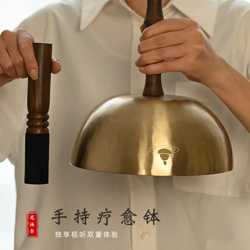 Handmade Nepal Singing Bowl for Yoga Meditation Sound Healing with Tutorial