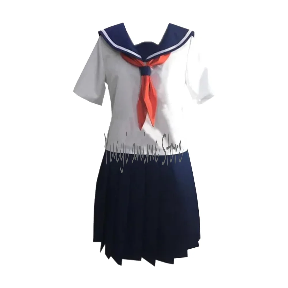 

Anime Cosplay Ruiko Saten JK daily shool uniform Halloween costume Sailor suit Dress cos