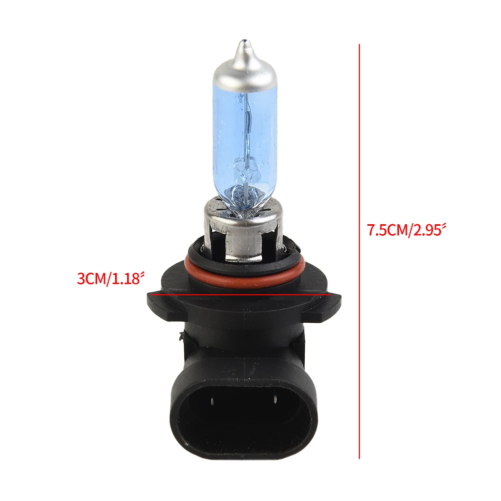 Car Lamp Xenon Halogen Headlight Daytime Running Lights Super Bright 100W 29005 Dark Blue Fog Light Quartz 1Pcs