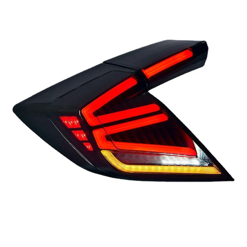 For HONDA Civic 10th Hatchback Modified LED Rear Tail Light APP Starry Sky Tail light Assembly RGB LED Car Upgrade Accessories