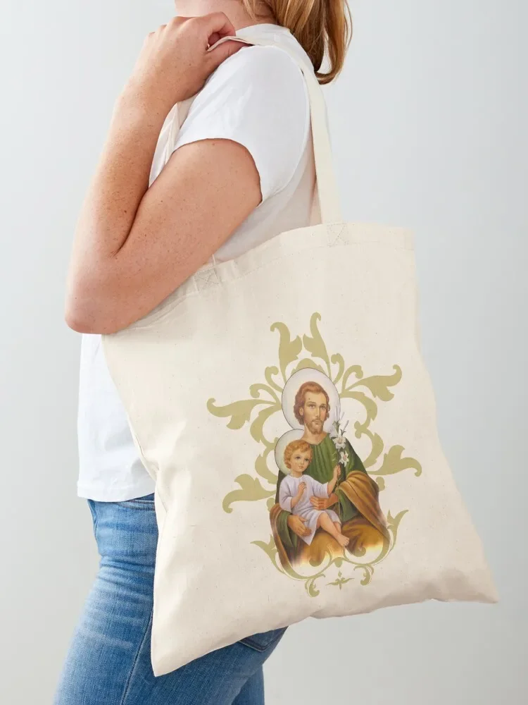 

St. Joseph Tote Bag hand bags shopper bag women Large bags for women Portable shopping bag