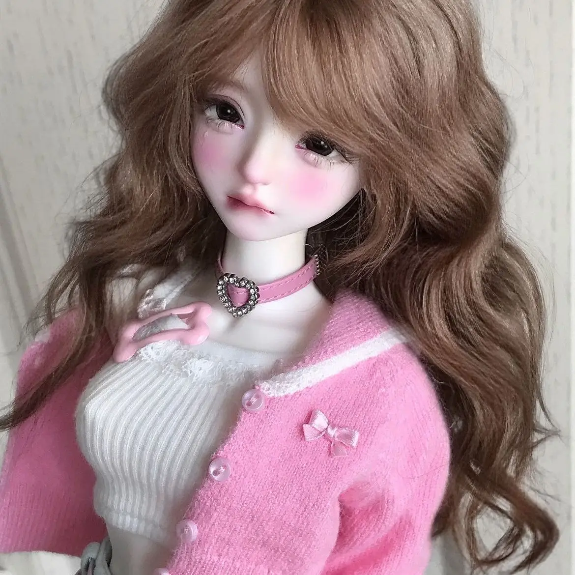 New Bjd Wig High Temperature Silk 1/3 /4 /6 Fashion Style Girl Dress Up Bjd Toy Game Soft High Temperature Silk Wig Accessories