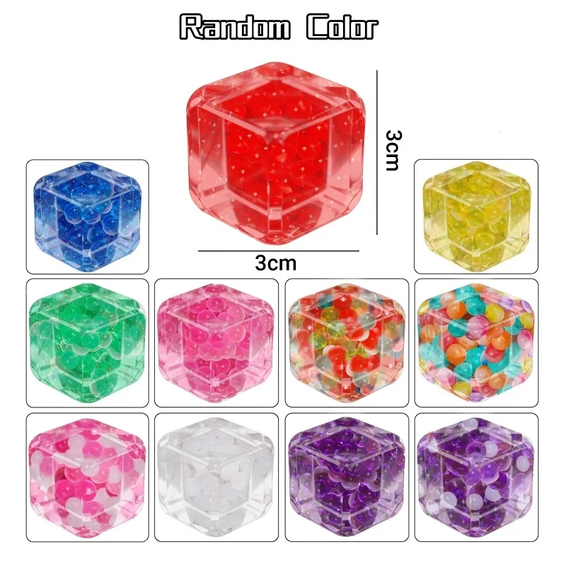 6/12 قطعة كرات الضغط آيس كيوب شغل جزيئات الرغوة الحسية اسفنجي ضغط لعبة للأطفال الكبار القلق الإغاثة هدايا عيد الميلاد #6