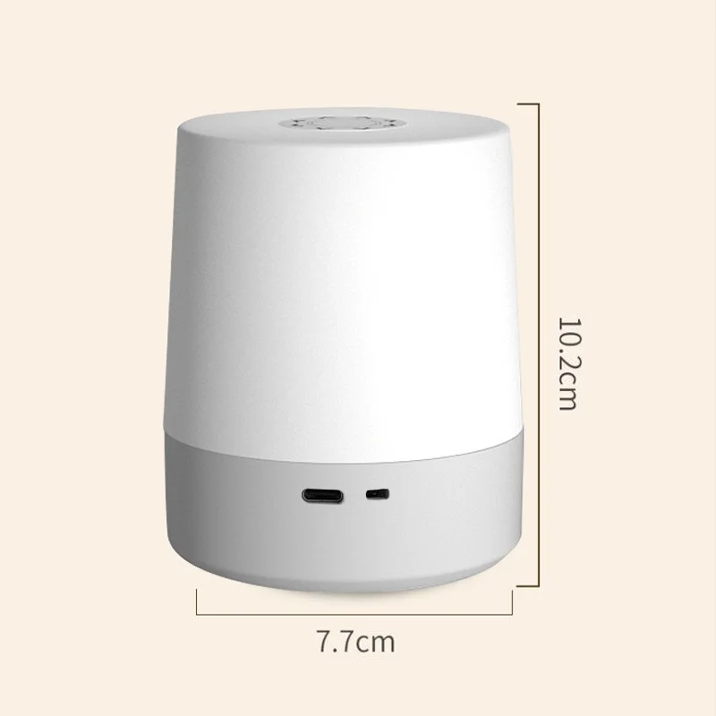 LED Touch Switch Night Lamp Remote Control Rechargeable Three Colors Dimmable Light Timing Bedside Sleeping Reading Table Lights