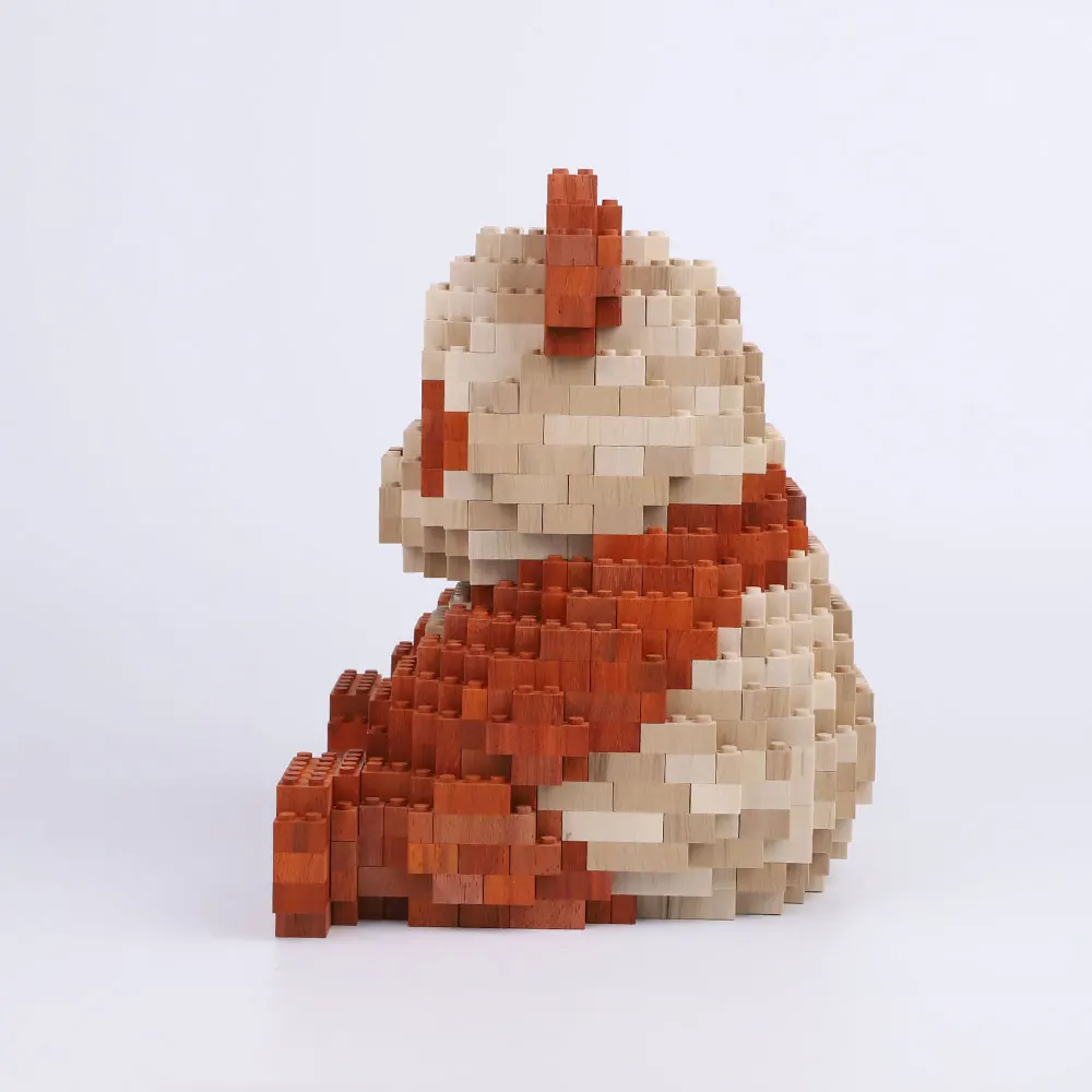 WD0002 Blocchi da costruzione in legno Panda