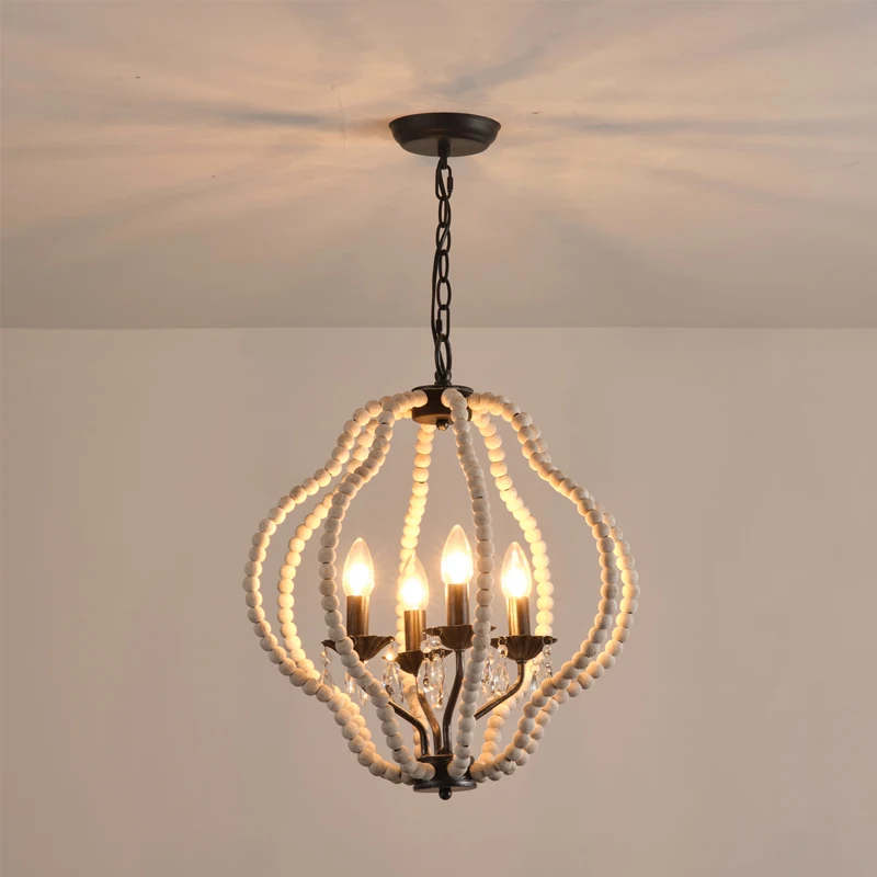 

American retro chandelier, simple French atmosphere creative creative senior entrance living room bedroom room dining room