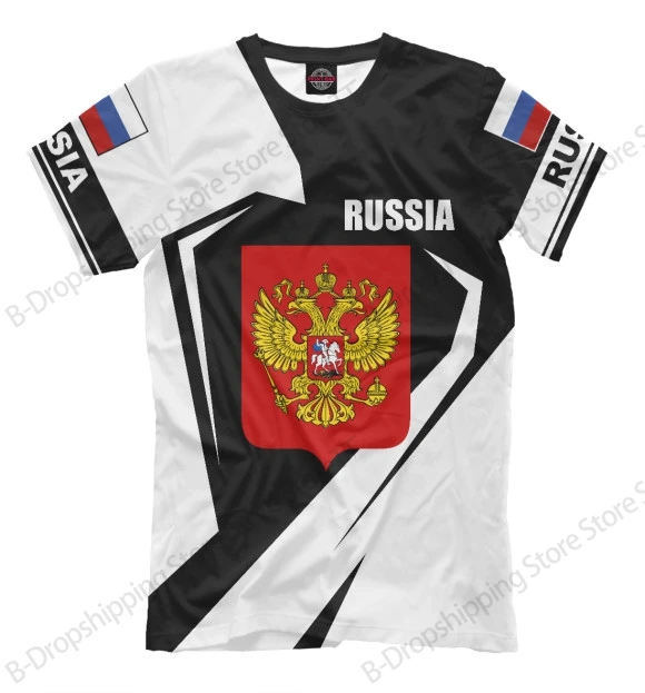 Russia Flag USSR 3D Print T-shirt Men Women Fashion Short Sleeve Tops Tees Mens Clothing Summer Kids t shirts Ropa Para Hombre