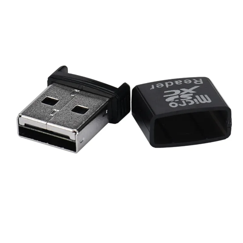 USB 2.0 to Micro SD T-Flash TF M2 mobile phone and tablet memory card reader black mini size best quality