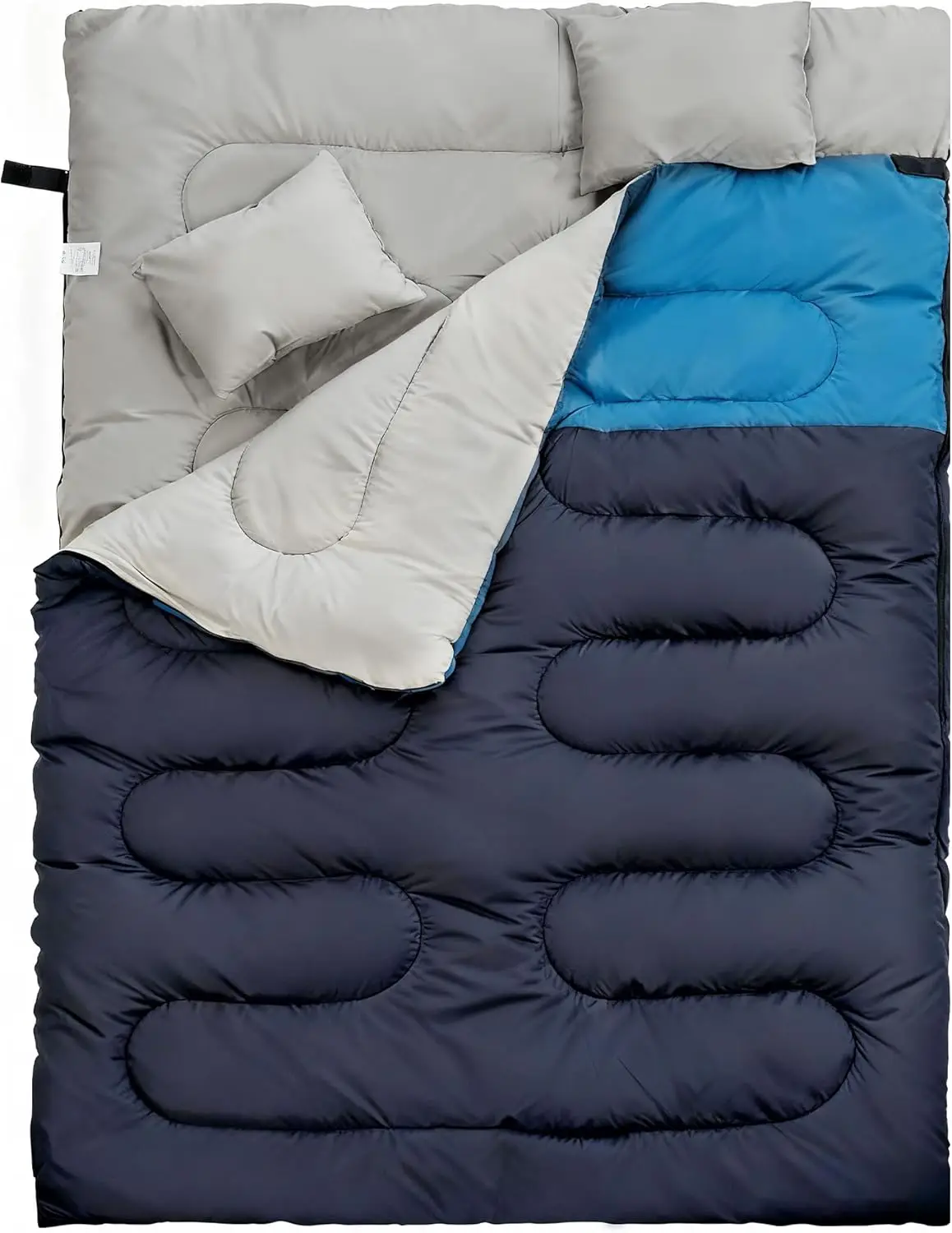 

Портативный водонепроницаемый спальный мешок для взрослых и детей, легкий и компактный с чехлом, идеально подходит для кемпинга, походов, путешествий в любое время года.