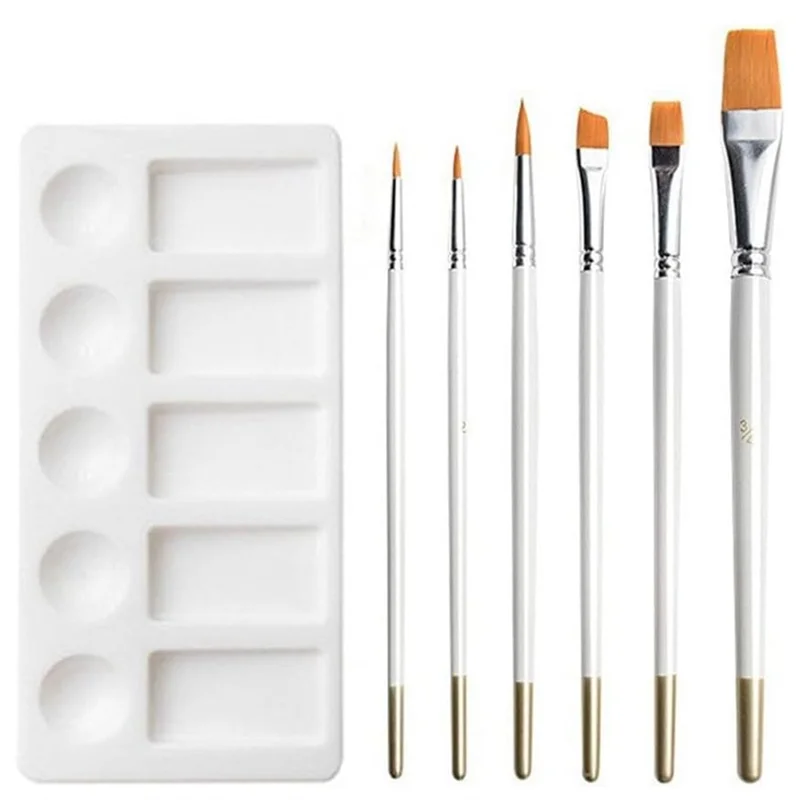 Practical-Palette Palette Paintbrush Scraper 15-Piece Set Of Rectangular Palette Art Graffiti Painting Tools