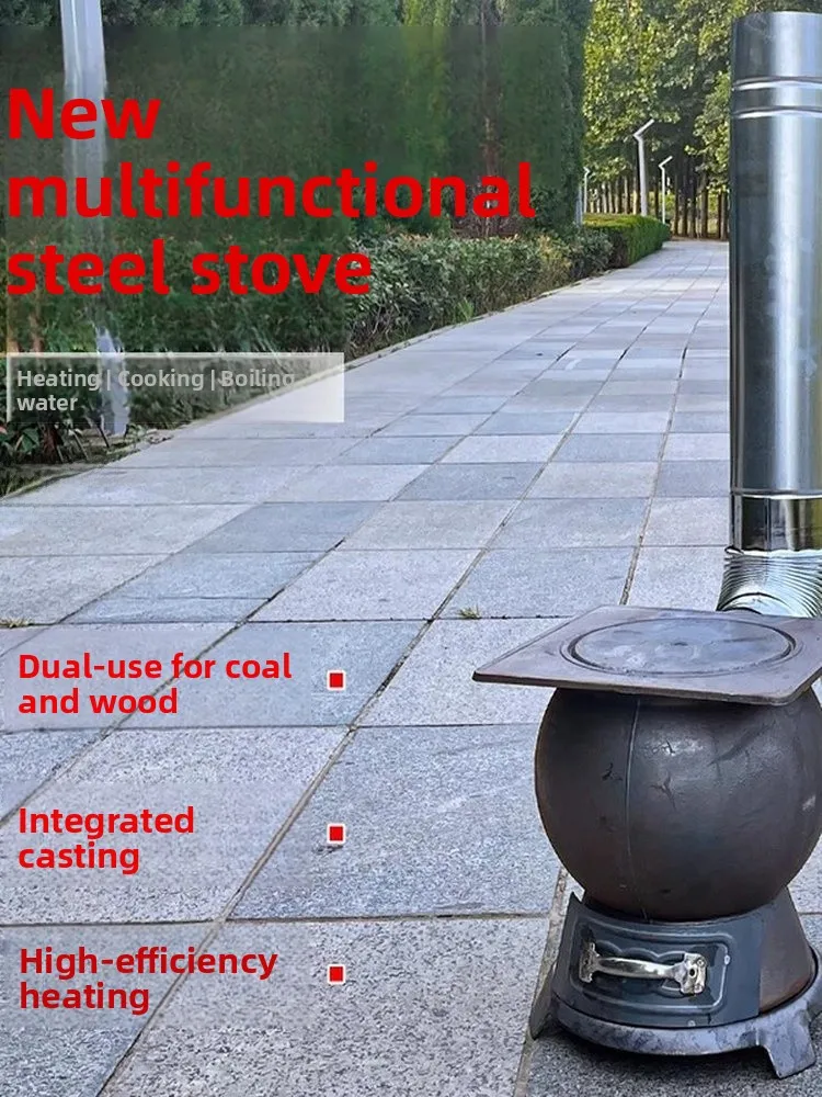 

Чугунная печь-котел Old Sle для домашнего использования, угольная отопительная печь, чугунная печь-костровище для сжигания угля, для обогрева дома