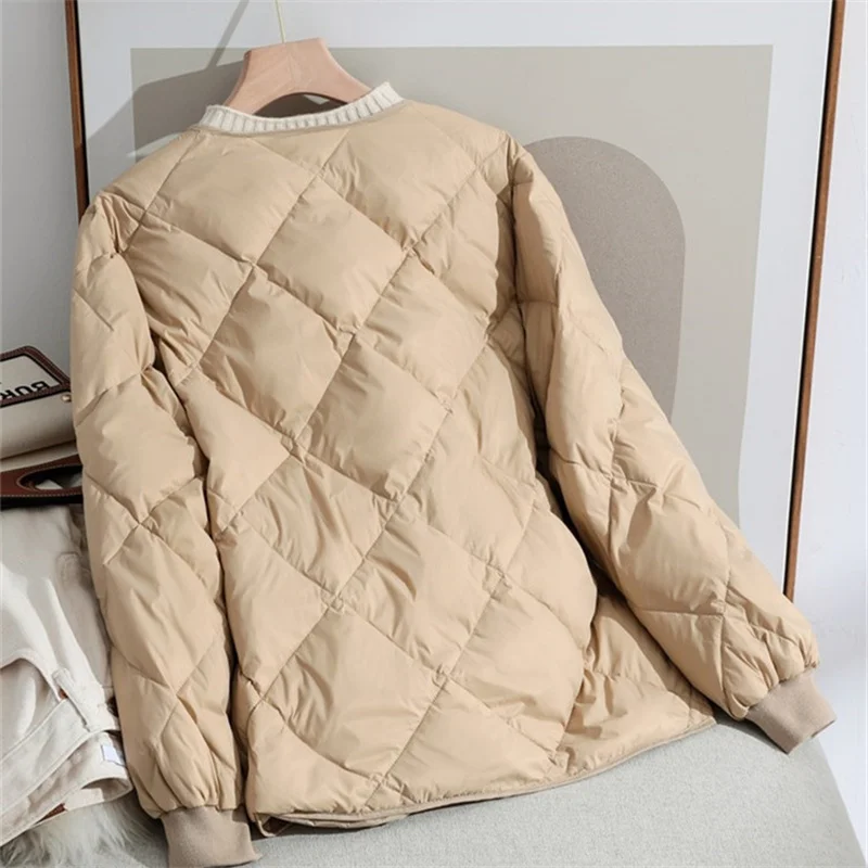 2023 New Autumn Winter Jacket Parkas Women Down Cotton Jacket Lightweight Parka Female Loose Cotton Padded Jacket Casual Outwea