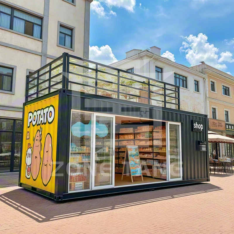 Casa contenitore modulare Filippine Vendita calda Resistenza al vento Casa piatta Confezione Prezzo di fabbrica Case prodotte Villa di alta qualità