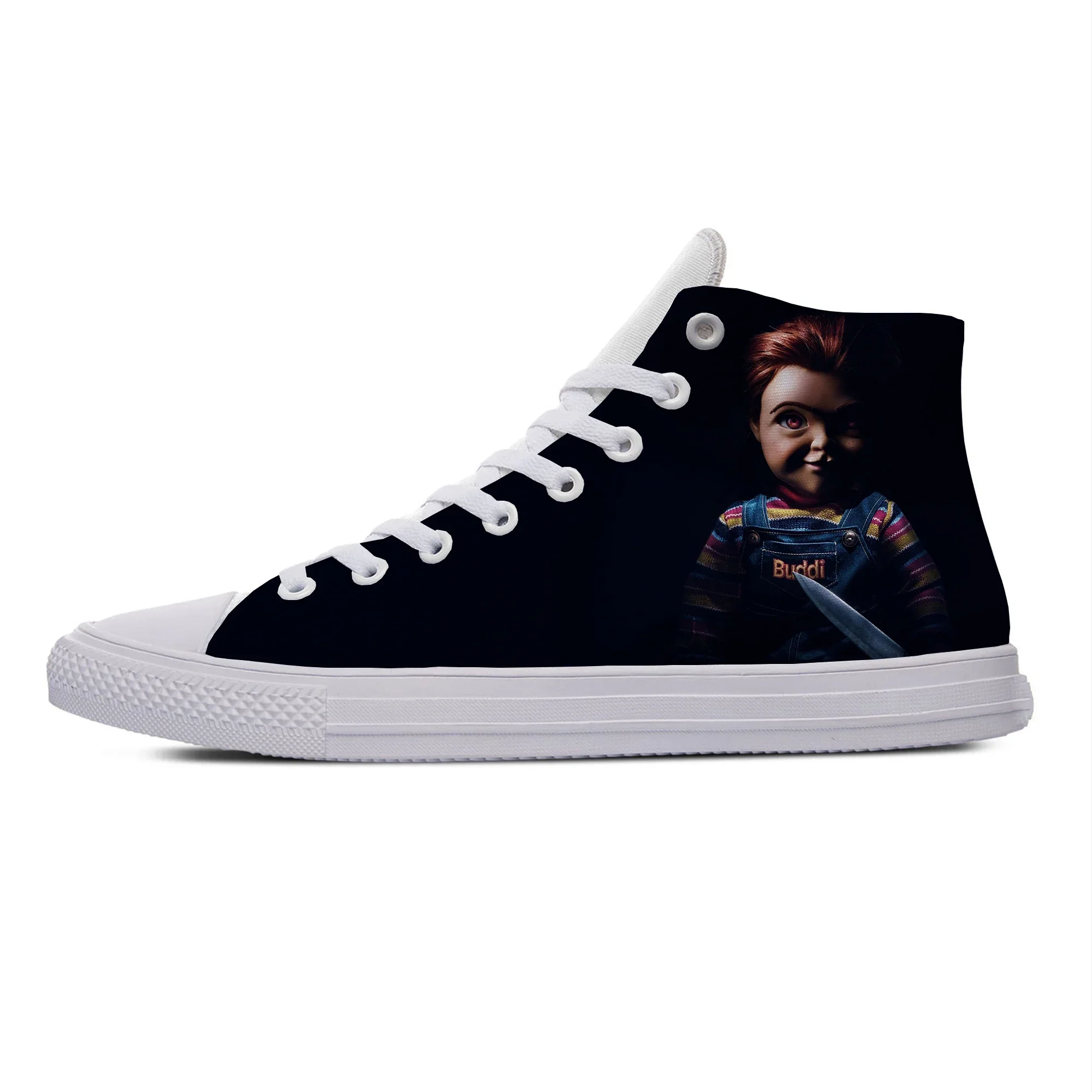 Horror Movie Child of Play Chucky Fashion Funny Casual Cloth Shoes High Top Lightweight Breathable 3D Print Men women Sneakers