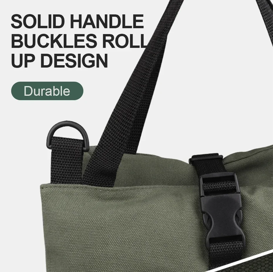 Tools Storage Bag Case Portable Tool Roll Pouch Wrench Screwdriver Pliers Roll Case Canvas Roll Tool Organizer