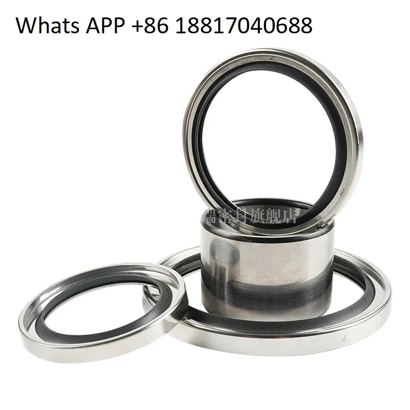 1pcs  Stainless steel skeleton oil seal screw air compressor vacuum pump single double three lip