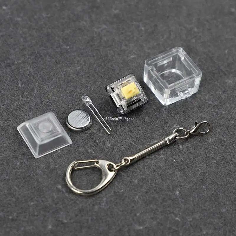 GateronMx Kailh Switches Tester Transparent Keychain for Mechanical Keyboard Dropship