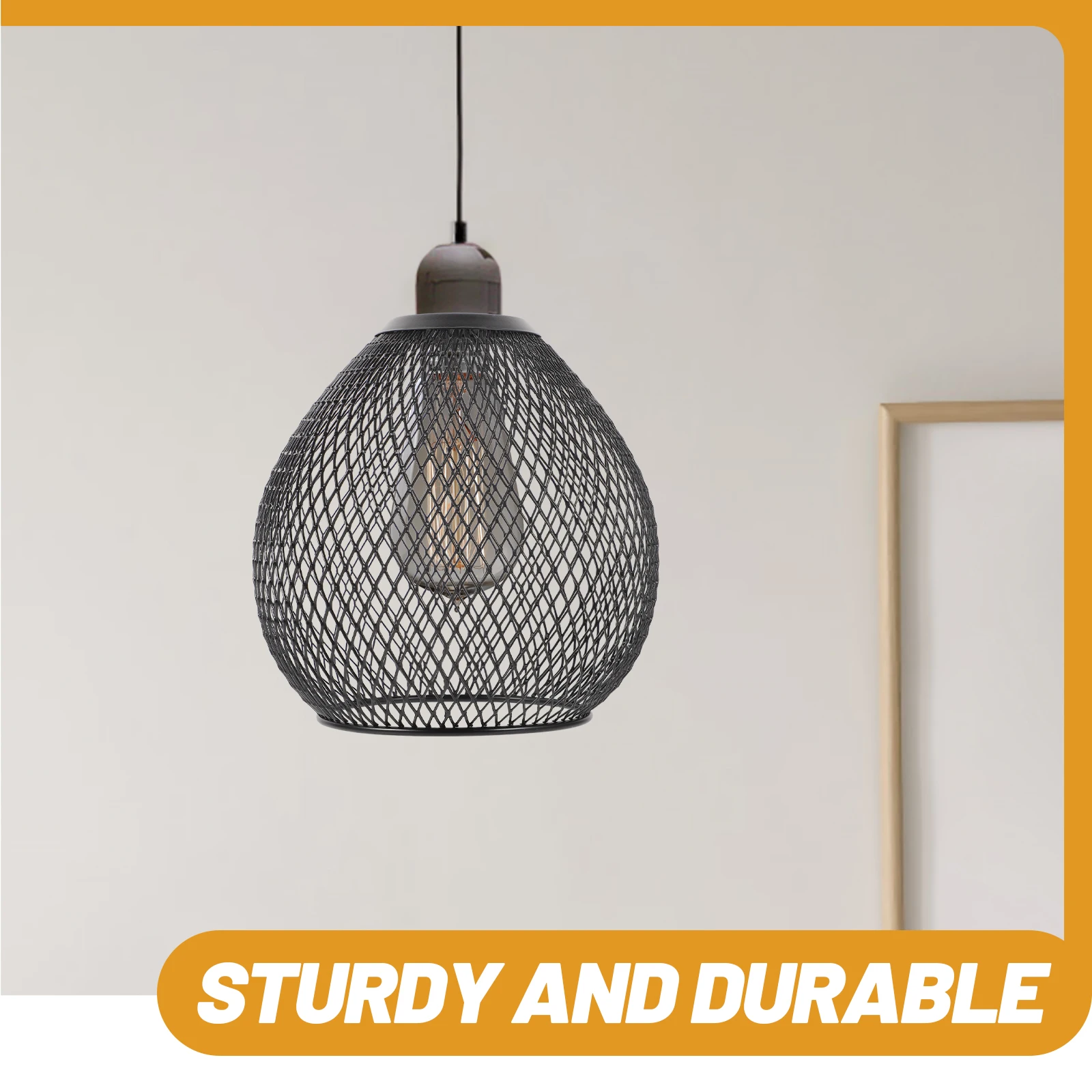 

Ceiling Water 135x138mm Mesh Light Blocking Shades Lamp Shade Pendant Light Cover Wire Mesh Guard Home Shades