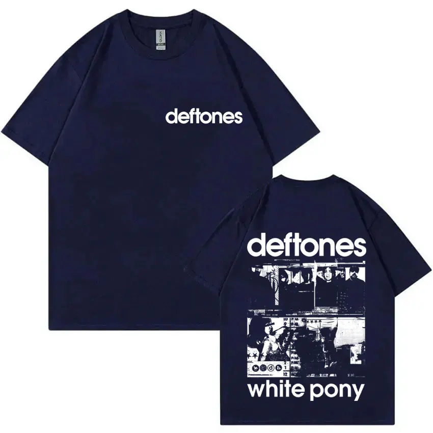 Rock Band Deftones White Pony Double Sided Print T-shirt Men Hip