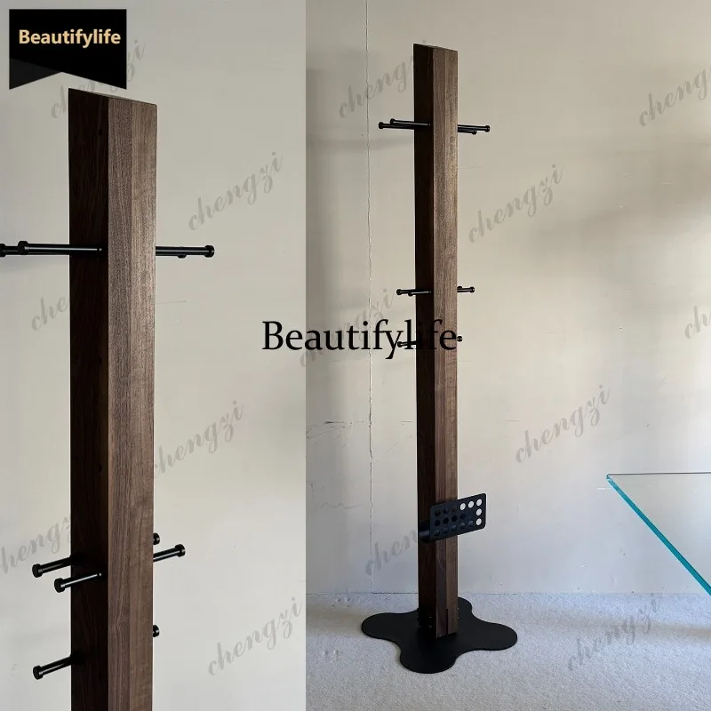 PP Living room, bedroom, growing coat rack, cherry wood tree-shaped bracket, floor variety