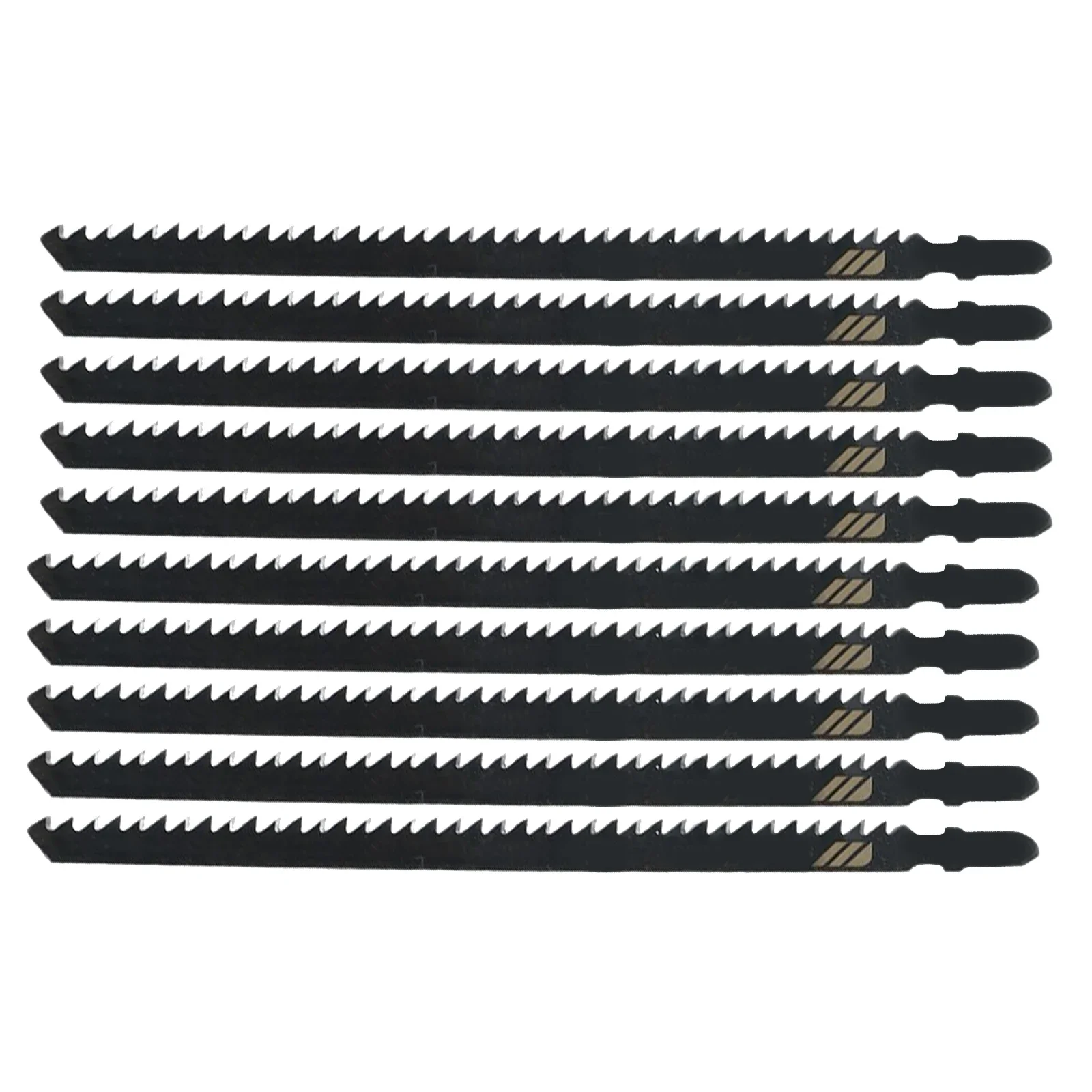 10Pcs T744D 180mm Ultra-Long Jigsaw Reciprocating Saw Blades Fast Cutting Set For Wood Plastic Metal Assorted Blades Woodworking