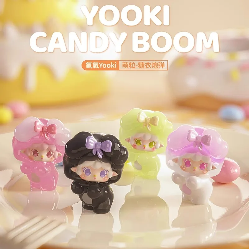 

Genuine Yooki Oxygen Candy Boom Mini Blind Box Tpys Desktop Ornaments Doll Yooki Candy Boom Series Blind Bag Girls Birthday Gift